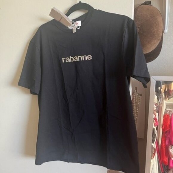 H&M x Rabanne Black T-Shirt - Brand New! - Picture 4 of 4